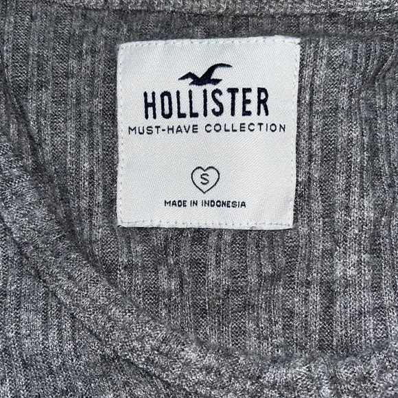 Hollister long sleeve shirt gray size: small - Picture 3 of 4
